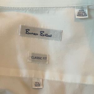 Burma Bibas classic fit white dress shirt